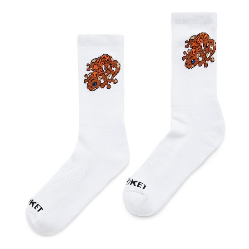 360001024 LIZARDSOCKS WHITE 2