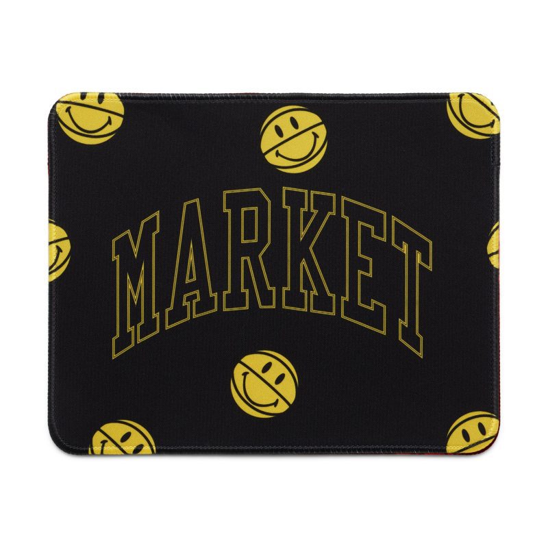 360001045 SMILEYMARKETMOUSEPAD BLACK 1