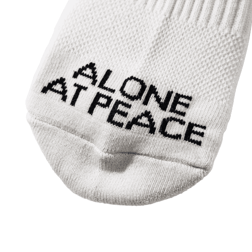 360001278 ALONEATPEACESOCKS WHITE 05