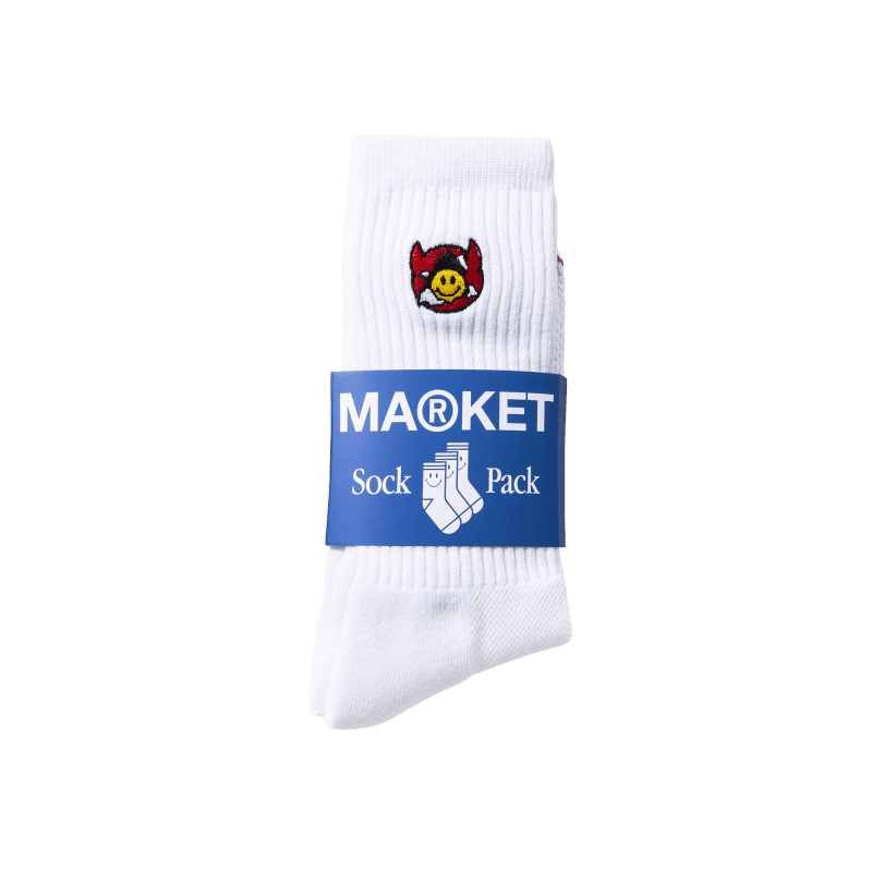 360001336 SMILEYINNERPEACESOCKS WHITE 01