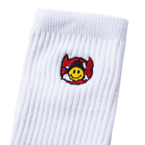 360001336 SMILEYINNERPEACESOCKS WHITE 05