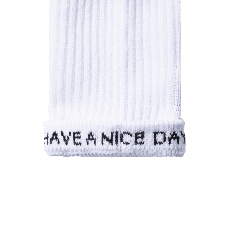 360001336 SMILEYINNERPEACESOCKS WHITE 07