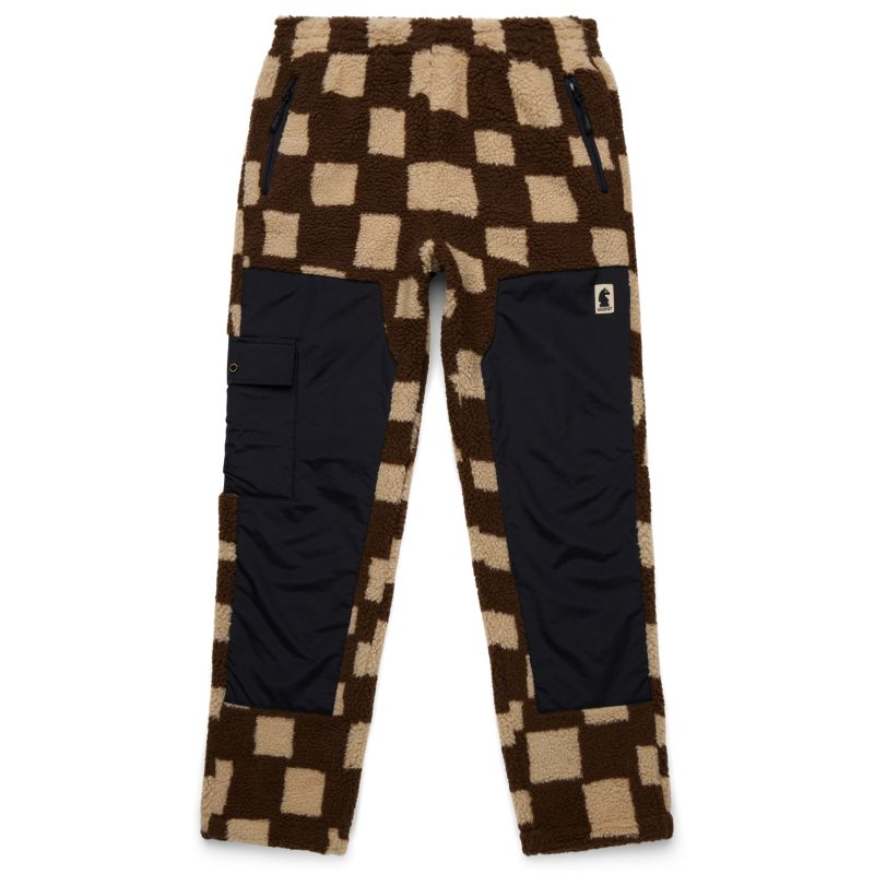 388000127 CHESSCLUBPOLARFLEECEPANTS BROWN 1