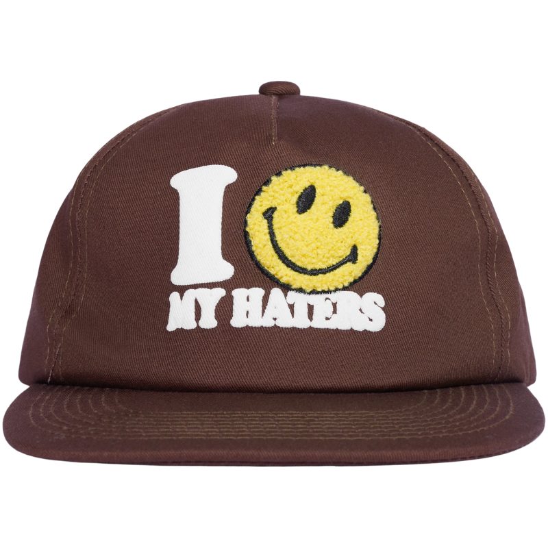 390000282 SMILEY HATERS 5 PANEL HAT ACORN 1