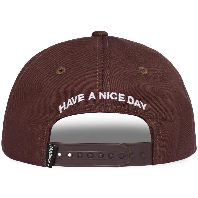 390000282 SMILEY HATERS 5 PANEL HAT ACORN 3