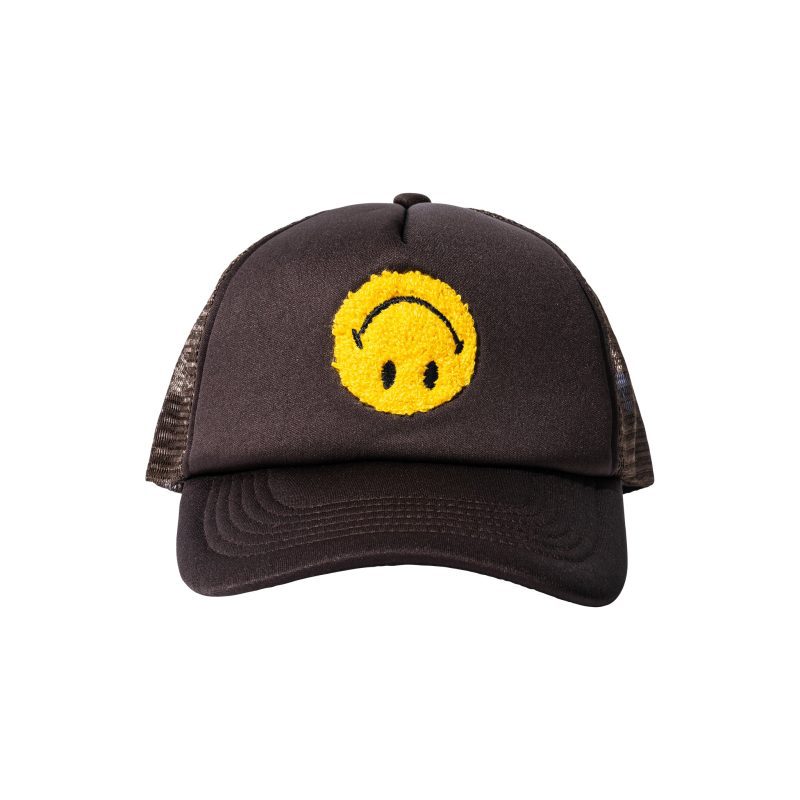 390000450 SMILEYUPSIDEDOWNTRUCKERHAT ACORN 01