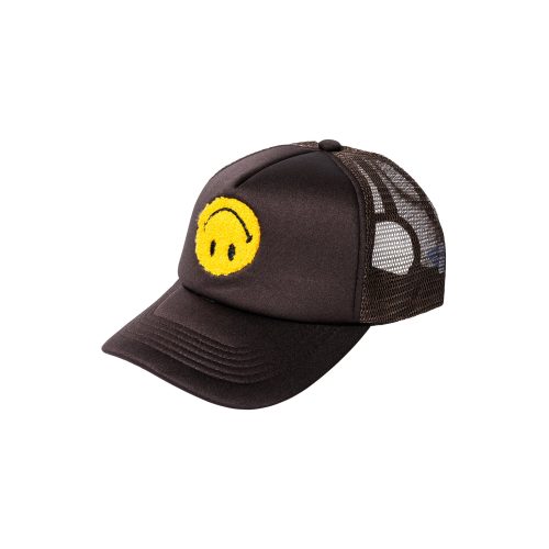 390000450 SMILEYUPSIDEDOWNTRUCKERHAT ACORN 02