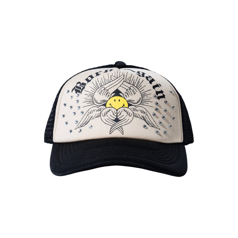 390000452 SMILEYBORNAGAINTRUCKERHAT MULTI 01