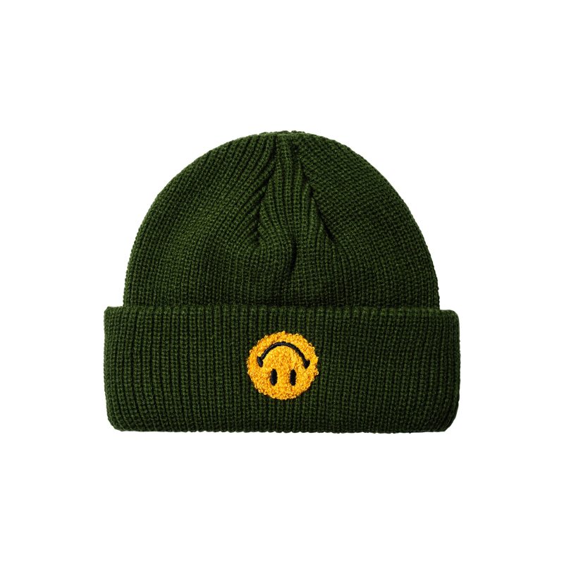 390000453 SMILEY UPSIDE DOWN BEANIE KELP 03 44fd1113 690f 4cef bbd7 d86d34ee04cd