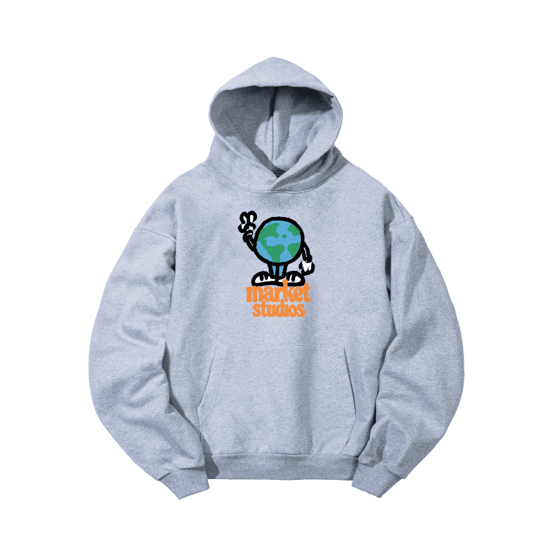 397000663 WORLD PEACE HOODIE ASH HEATHER 01