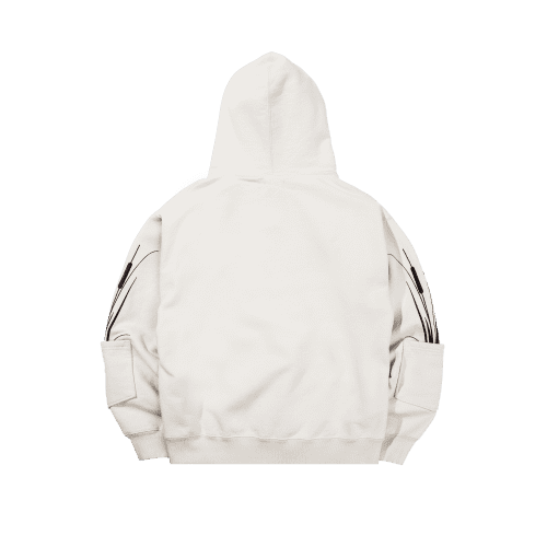 397000666 DUCKPONDHOODIE ECRU 05