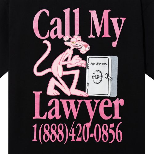 399001787 PINKPANTHERCALLMYLAWYERT SHIRTBLACK 04