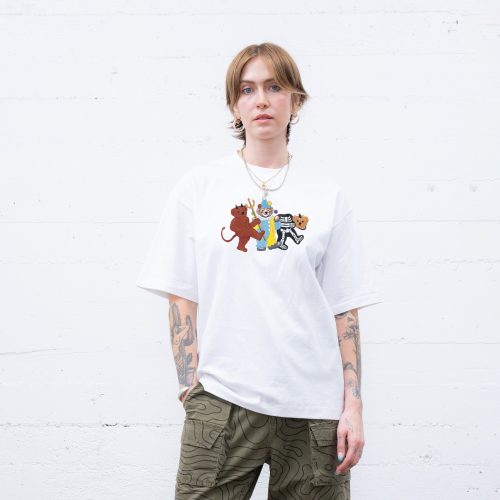 399001965 TRICKY BEARS T SHIRT WHITE 01