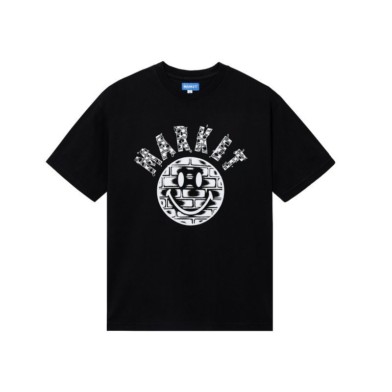 399002024 SMILEYBRICKHOUSET SHIRT BLACK 01