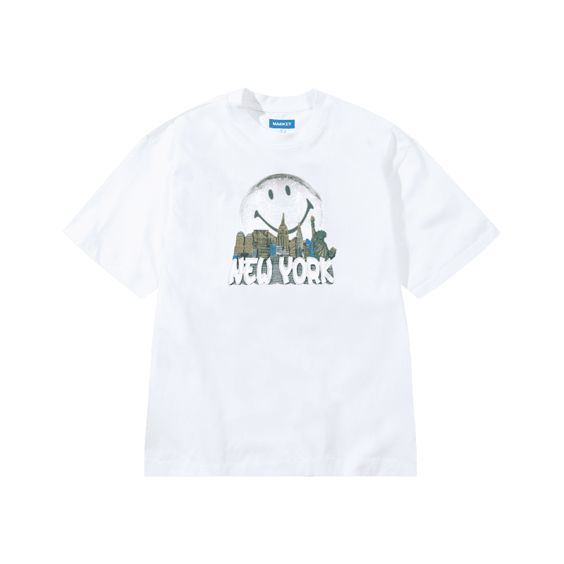 399002058 SMILEYSNOWGLOBET SHIRT WHITE