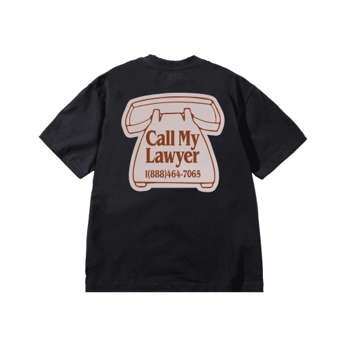 399002073 CALL MY LAWYER MAGNET T SHIRT WASHED BLAC 02