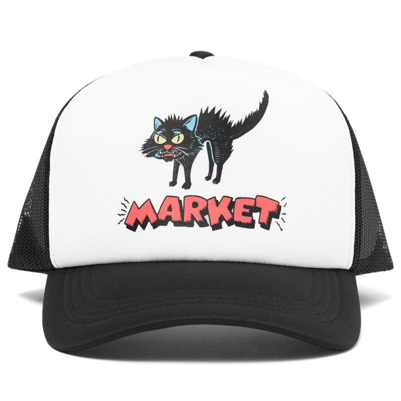 BLACK MARKET VERY SUPERSTITIOUS TRUCKER HAT 390000152