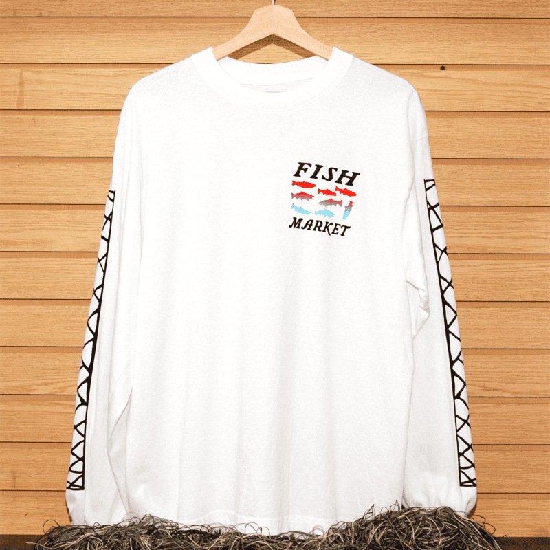 FISH MARKET ECOM MKT24QS LS0155 WHITE 1