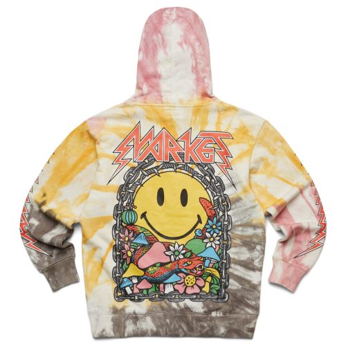 TIEDYEWARMSMILEYIRONMARKETTIE DYEHOODIE3970003722